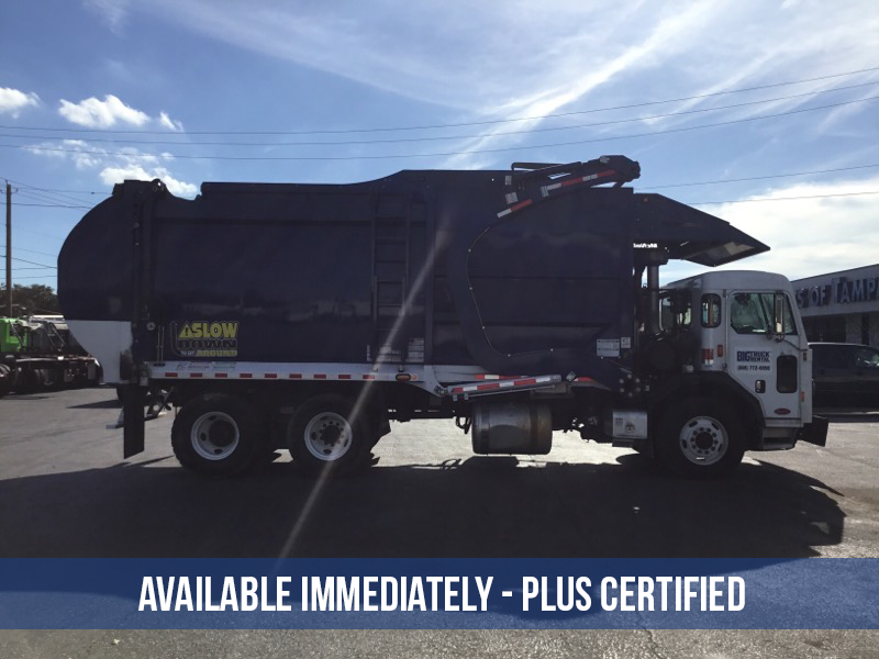 used garbage truck for sale - available immediately - plus certified truck warranty