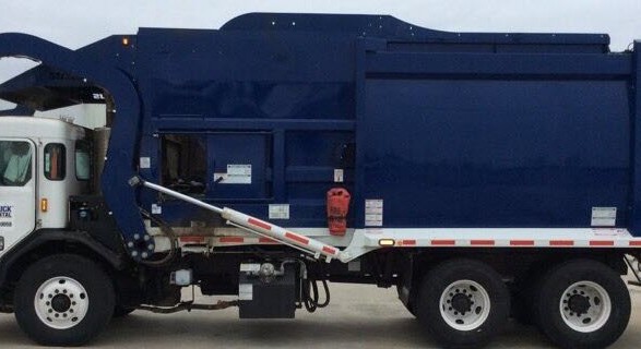 front loader used garbage truck