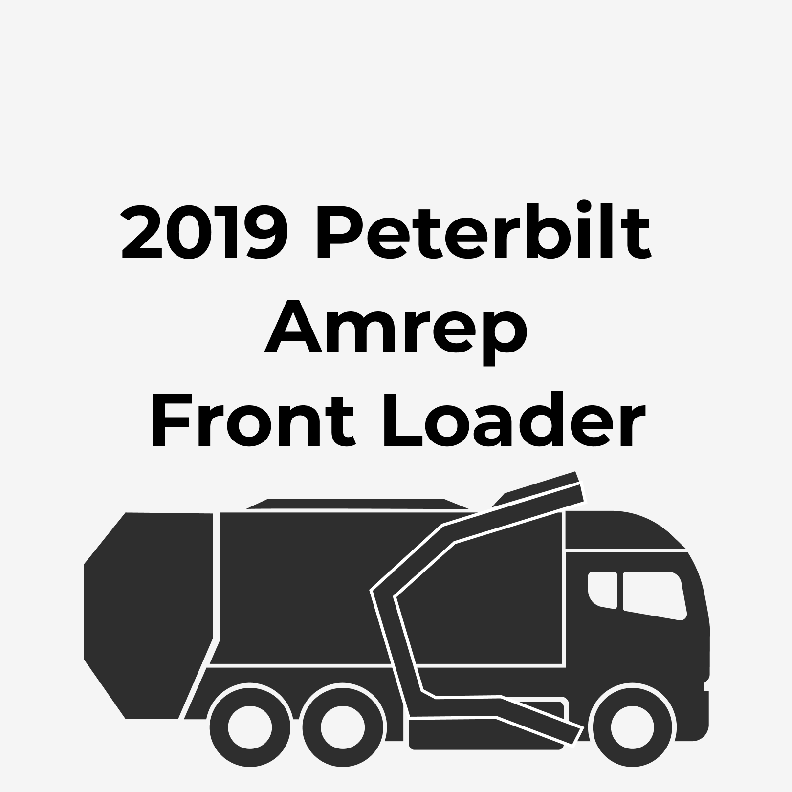 2019 Peterbilt 520 Amrep AMHFLPO-21 40 Yd Paccar PX-9 Front Loader